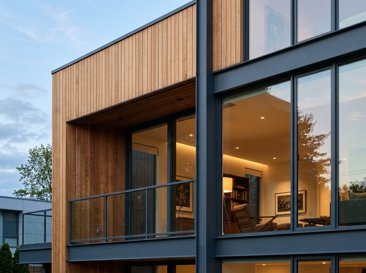Architectural residential framing and clean modern design